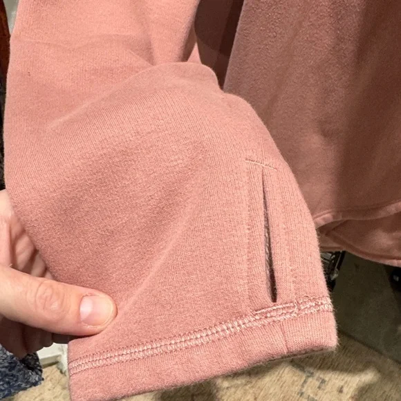 Athleta Soft Pink Fleece pullover XL - Picture 5 of 6